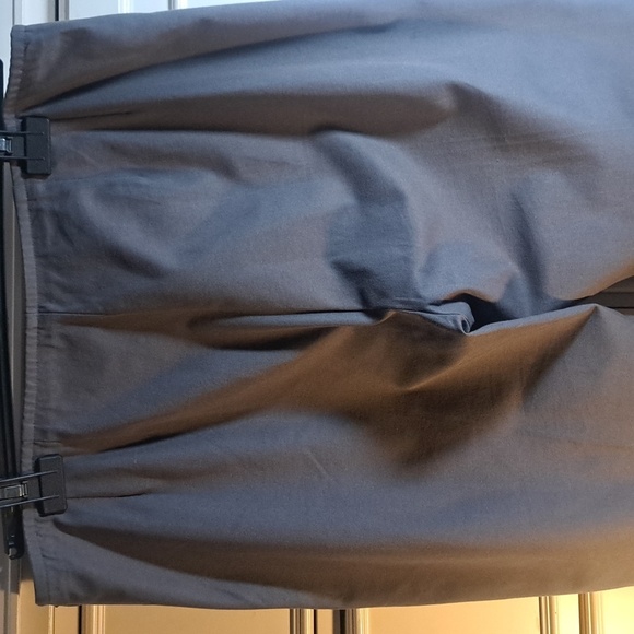 Eileen Fisher Organic Cotton Ankle Ponte Stretch Slit Pants - Picture 8 of 12